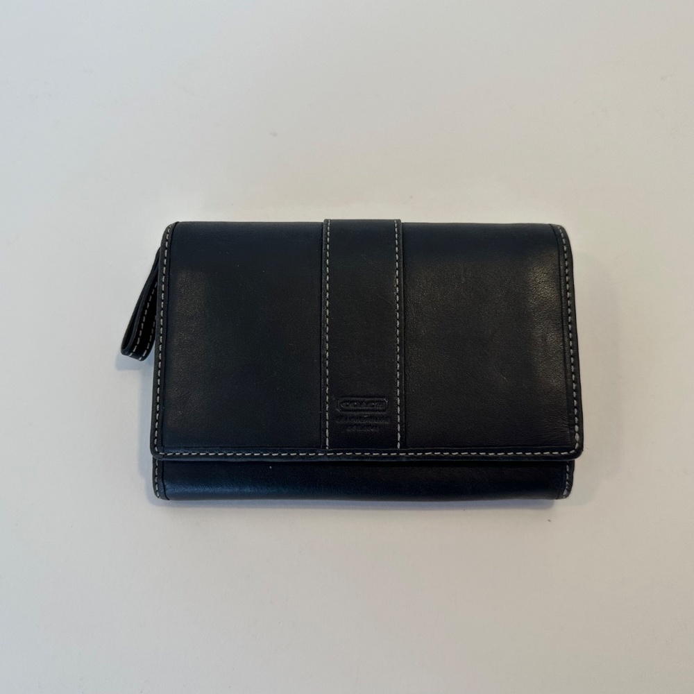 Coach Black Leather Wallet